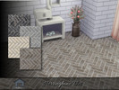 Sims 4 — Herringbone Tiles by Emerald — Herringbone tile is a timeless,elegant and durable floor that works well in both