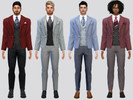 Sims 4 — Perrin Waistcoat Jacket by McLayneSims — TSR EXCLUSIVE