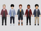 Sims 4 — Perrin Waistcoat Jacket Toddler by McLayneSims — TSR EXCLUSIVE