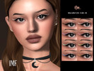 Sims 4 — IMF Romy Eyeliner N.358 by IzzieMcFire — Romy Eyeliner N.358 contains 8 colors in hq texture.