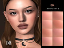 Sims 4 — IMF Romy Blush N.221 by IzzieMcFire — Romy Blush N.221 contains 8 colors in hq texture.