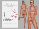 Sims 4 — Tattoo Set 31 by Charlotte_Morris — Skin Details - Tattoos