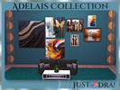 Sims 4 — Adelais Abstract Art Collection by Draven298 — Beautiful abstract art in 3 types of canvas styles, (Square,