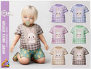 Sims 4 — 348 - Infant Unisex Top -Adorable Bunny T-Shirt by RobertaPLobo — Adorable Bunny T-Shirt - 348