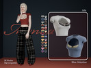 Sims 4 — Julia crop-top with open front by MissValentine142 — 26 Shades