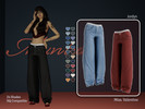 Sims 4 — Jordyn baggy jeans with underwear detail by MissValentine142 — 24 Shades