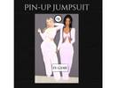 Sims 4 — Pin-Up Jumpsuit - Glossier Sims by glossiersimss — Add a bold, stylish touch to your Sims wardrobe with the
