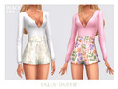 Sims 4 — Sally Outfit by Black_Lily — YA, A, Teen