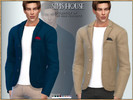 Sims 4 — MEN'S JACKET WITH T-SHIRT by Sims_House — MEN'S JACKET WITH T-SHIRT