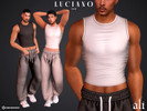 Sims 4 — LUCIANO top by ali1 — Tank Top