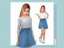 Sims 4 — Willa Dress by lillka — 6 swatches