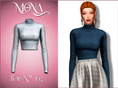 Sims 4 — Turtleneck sweater by Mona — -New mesh-
