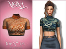Sims 4 — Turtleneck t-shirt by Mona — -New mesh-