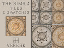 Sims 4 — VERESK_Medusa_ceiling tile 001 by Veresk_Veresk — Two ceiling designs from Veresk in an antique style, available