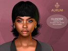 Sims 4 — Aurum - Olandria short hairstyle by Aurum — HQ compatible