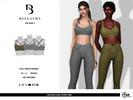 Sims 3 — Seamless Marl Sports Bra by Bill_Sims — This top features a seamless marl material with a scoop neckline and a