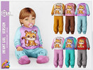 Sims 4 — 347 - Infant Girl SET -Little Girl Tiger Outfit Set by RobertaPLobo — Little Girl Tiger Outfit Set - 347