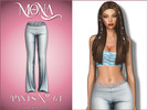 Sims 4 — Pants with lace by Mona — -New mesh-