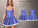 Sims 4 — Roxie Mini Dress by astya96cc — 20 swatches