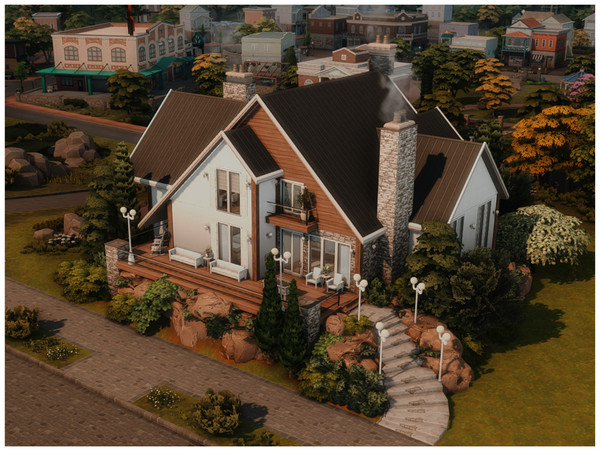 Sims 4 — MM. Modern Villa 24 by Merin_Martini — My Sims 4 lots some are inspired from random pictures that I found on the