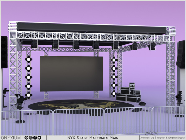 Sims 4 — NYX Stage Materials Main by Onyxium — Onyxium@TSR Design Workshop Stage Collection - Belong To The 2026 Year