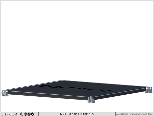 Sims 4 — NYX Stage Truss Roof Medium by Onyxium — Onyxium@TSR Design Workshop Stage Collection - Belong To The 2026 Year