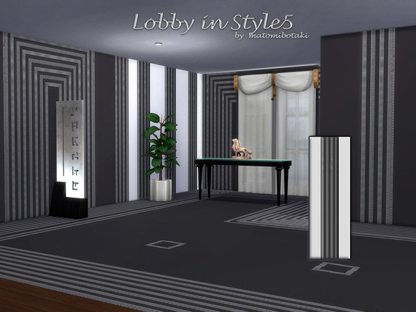 Sims 4 — Lobby in Style5 by matomibotaki — Design your lobby in a stylish and chic way, whether it's a modern entrance