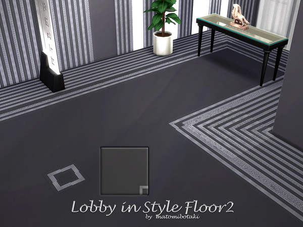 Sims 4 — Lobby in Style Floor2 by matomibotaki — Design your lobby in a stylish and chic way, whether it's a modern