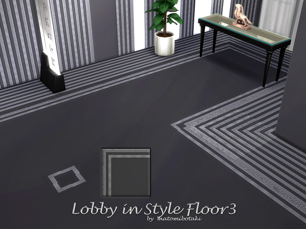 Sims 4 — Lobby in Style Floor3 by matomibotaki — Design your lobby in a stylish and chic way, whether it's a modern