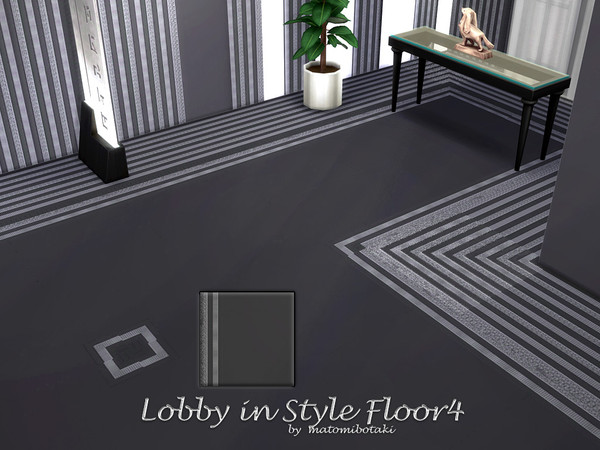 Sims 4 — Lobby in Style Floor4 by matomibotaki — Design your lobby in a stylish and chic way, whether it's a modern