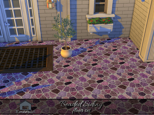 Sims 4 — Beaded Siding floor 3 by Emerald — Beaded Siding is a durable, timeless sophisticated style for lasting weather