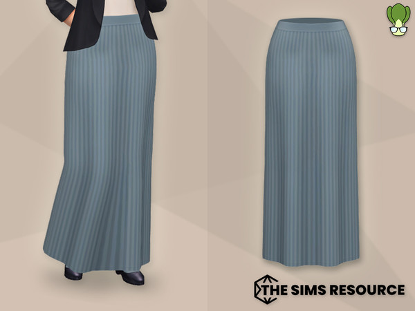 Sims 4 — Modest Wear - Pleated Maxi Skirt by kapakijo — A set of formal modest wear. The set contains 3 items.