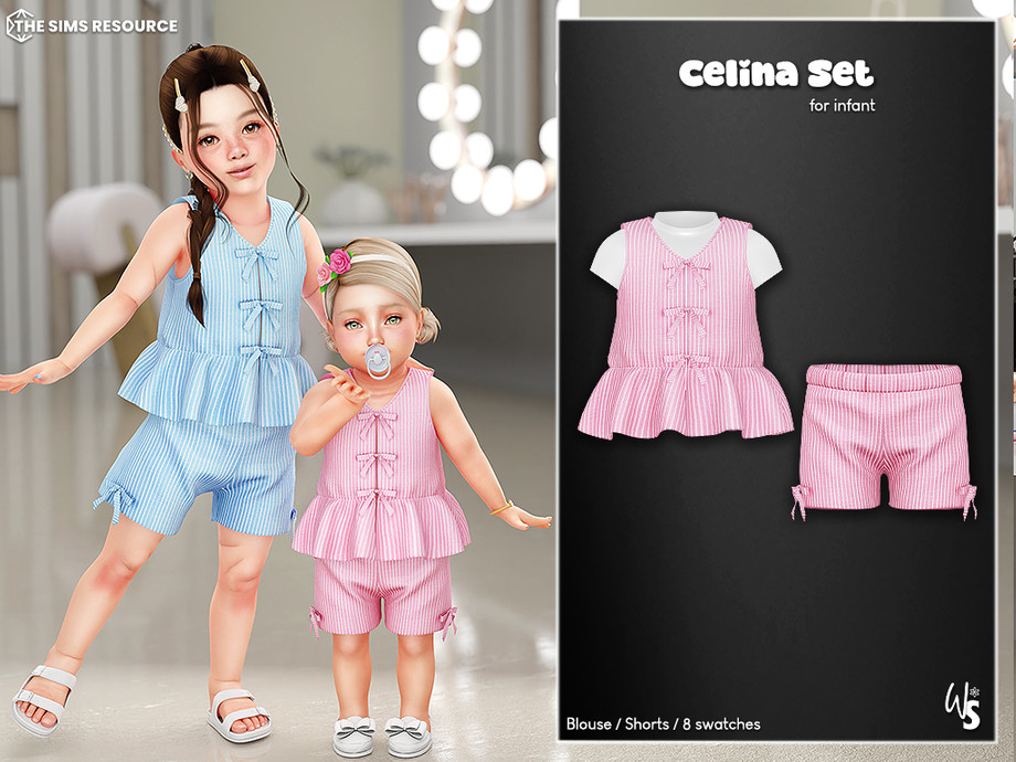 The Sims Resource | Celina Set for toddler & infant