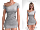 Sims 4 — LUNNA DRESS by Joan_Campbell_Beauty_ — 12 swatches Custom thumbnail Original mesh