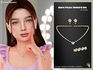 Sims 4 — Elara Petite Jewelry Set for children by WisteriaSims — A sweet and delicate jewelry set made just for little