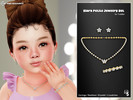 Sims 4 — Elara Petite Jewelry Set for toddler by WisteriaSims — A sweet and delicate jewelry set made just for little