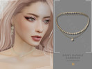 Sims 4 — PATREON - Daisy Necklace v2 by Glitterberryfly — A layered daisy necklace perfect for spring