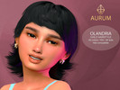 Sims 4 — Aurum - Olandria short hairstyle (child) by Aurum — HQ compatible
