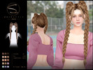 Sims 4 — sclub_ts4_hair_ 090426 by S-Club — double braids hairstyle, hope you like, thank you