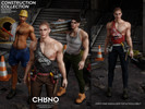 Sims 4 — CheerNo - Construction Collection Part III by VentaStudio — Dirty One Shoulder Top