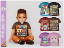 Sims 4 — 349 - Infant Unisex Top -Cute Monster Friends Tee by RobertaPLobo — Cute Monster Friends Tee - 349