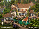 Sims 4 — Dewdrop Cottage (NO CC) by xogerardine — This cute little pond cottage feels so peaceful and cozy. I love the