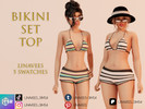 Sims 4 — MILLIE - BIKINI SET TOP by linavees — New Mesh