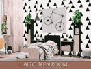 Sims 4 — Alto Teen Room by MychQQQ — Value: $ 15,079