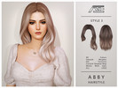 Sims 4 — Abby - Style 3 (Hairstyle) by Ade_Darma — Abby Hairstyle - Style 3 New Hair Mesh