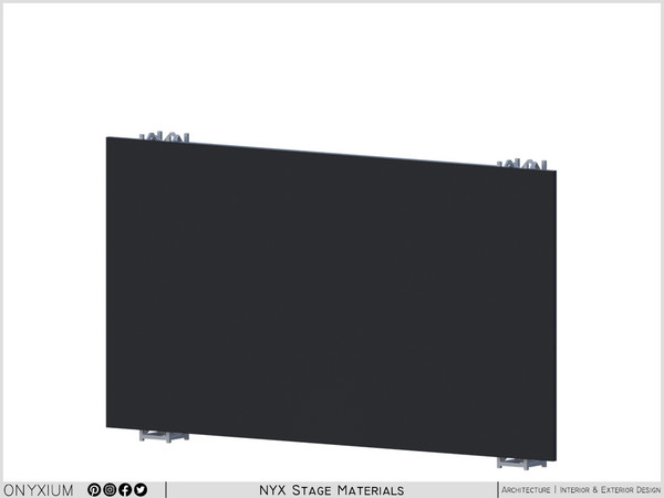 Sims 4 — NYX Truss-Mounted TV Panels Medium by Onyxium — Onyxium@TSR Design Workshop Stage Collection - Belong To The