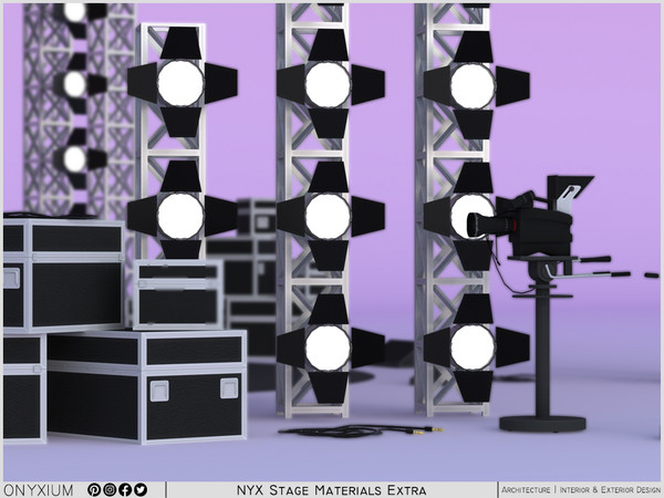 Sims 4 — NYX Stage Materials Extra by Onyxium — Onyxium@TSR Design Workshop Stage Collection - Belong To The 2026 Year