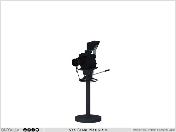 Sims 4 — NYX Cinema Camera by Onyxium — Onyxium@TSR Design Workshop Stage Collection - Belong To The 2026 Year