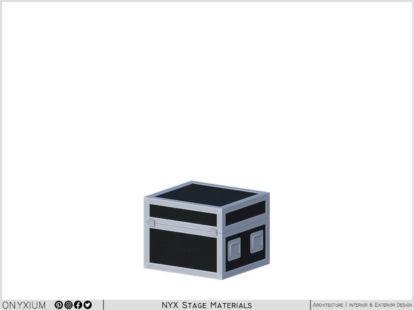 Sims 4 — NYX Equipment Box Small by Onyxium — Onyxium@TSR Design Workshop Stage Collection - Belong To The 2026 Year