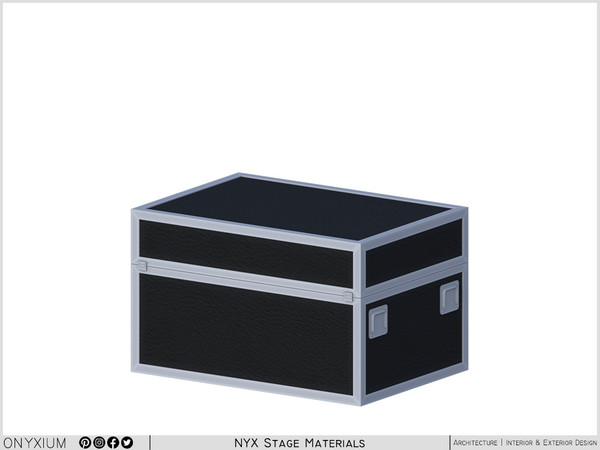 Sims 4 — NYX Equipment Box Large by Onyxium — Onyxium@TSR Design Workshop Stage Collection - Belong To The 2026 Year
